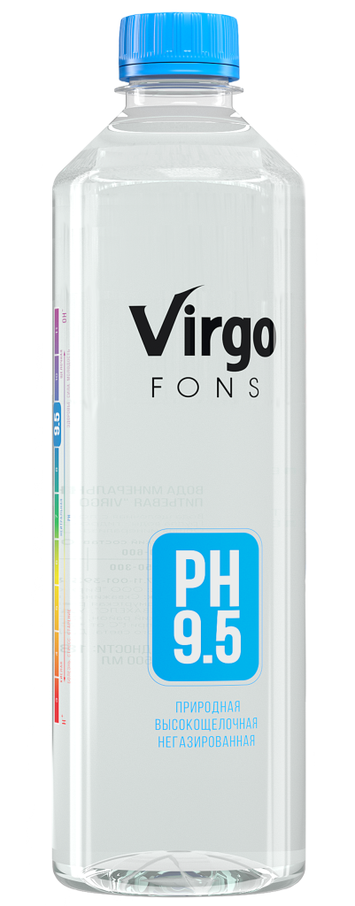 Вода минеральная PH 9.5 "Virgo" 0,5 л. Х 12 бут- главное фото