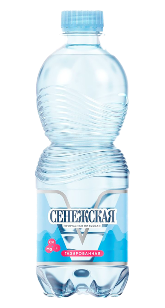 Вода питьевая «Сенежская» газированная 0,5л х 12 бут- главное фото