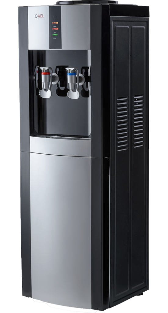 Кулер для воды AEL-47 LCb black/silver с холодильником