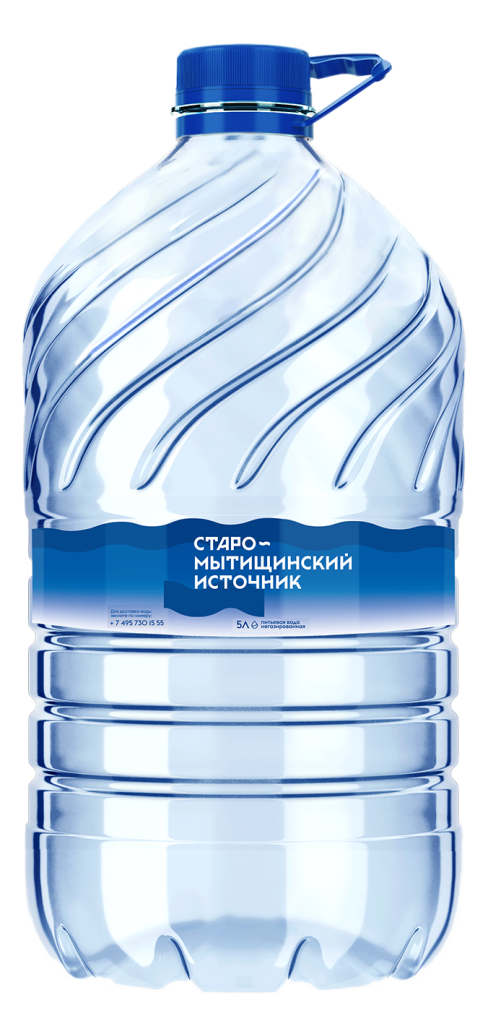 Вода питьевая Источник Старо-Мытищинский 5л*2штук ручка пластик